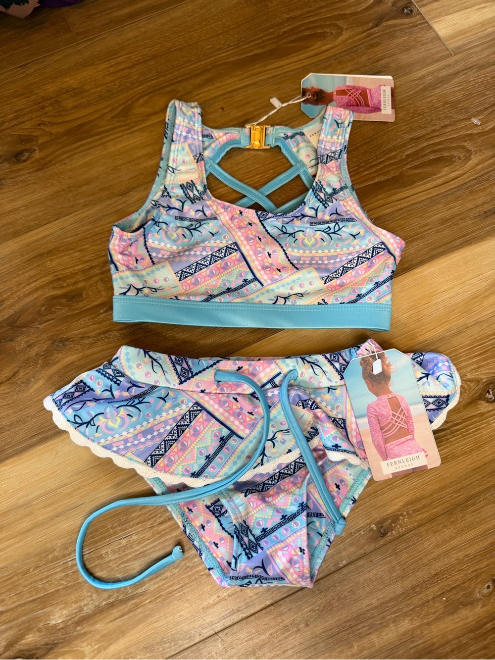 NWT Fernleigh Avenue size 4 girls swimsuit